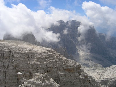 Wolkenspiele &uuml;ber der Cima Tosa